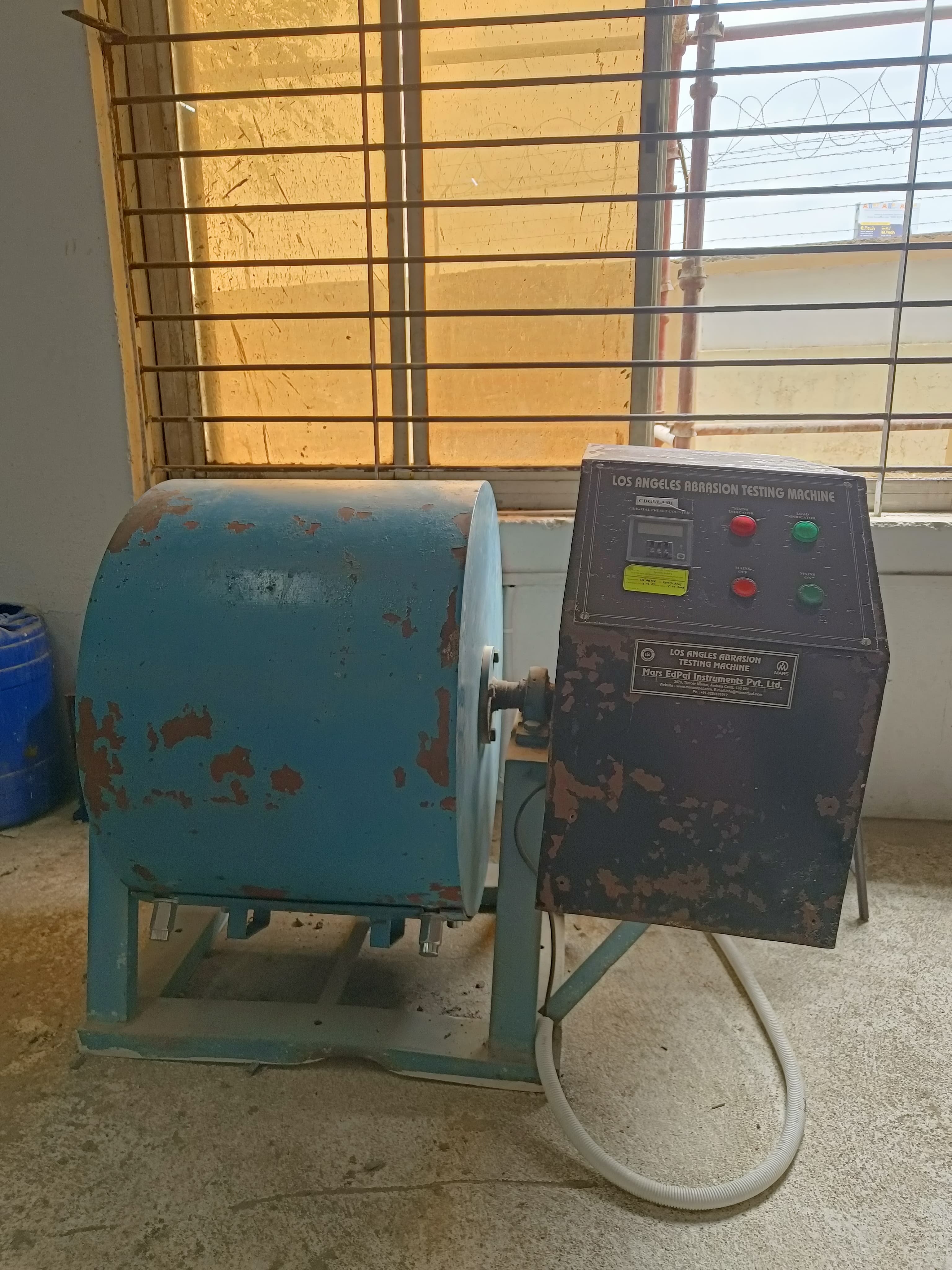 Los Angeles Abrasion Machine