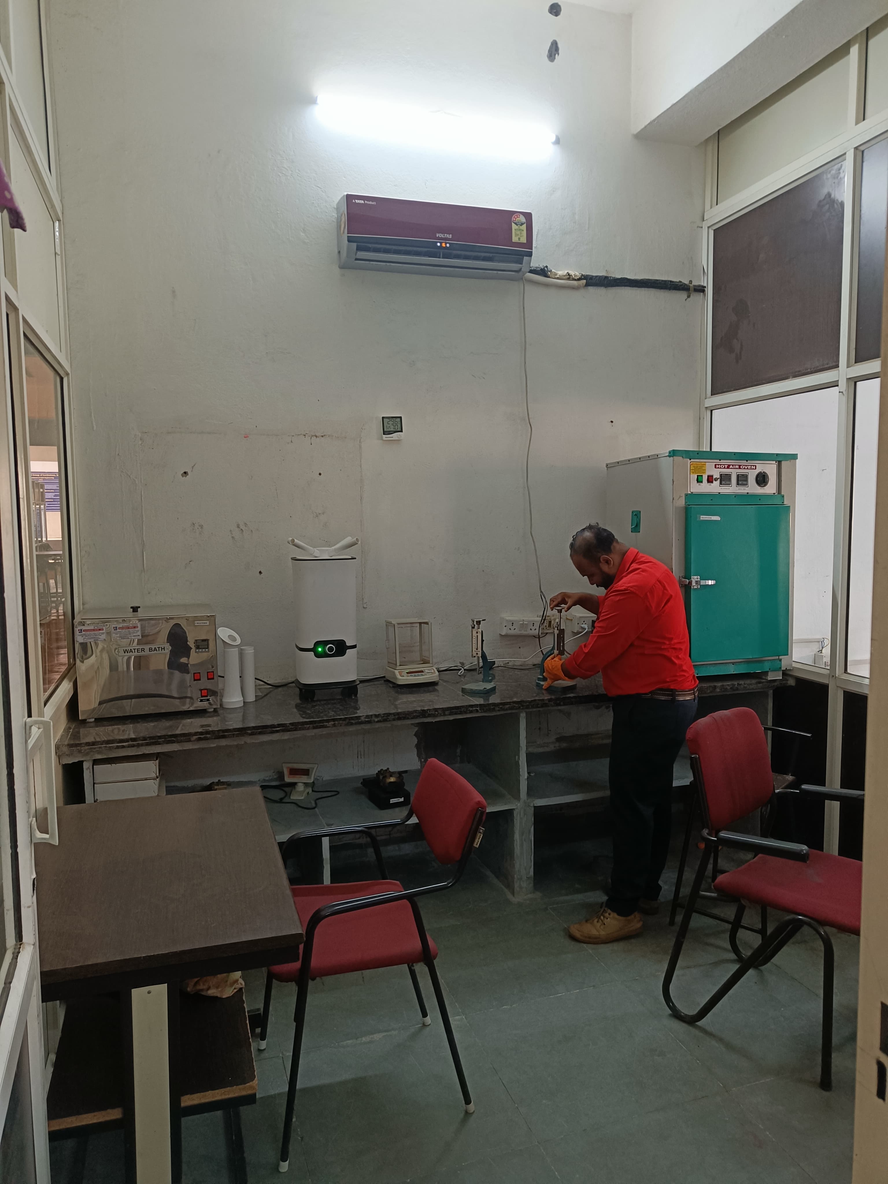 Cement Testing Area