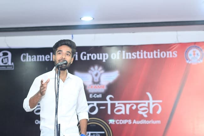 E-Cell organised an event with You-VA (A startup by E-Cell CDGI Student)