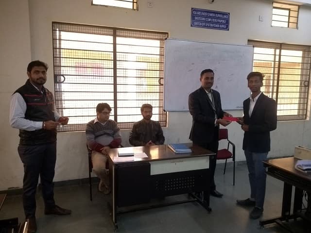 Two Hours Coding Competition organized under the aegis of Microsoft Ed-vantage Training Jan-2019 on HTML5/CSS/JAVA SCRIPT for CSE/IT/EC Students. (02 February 2019)