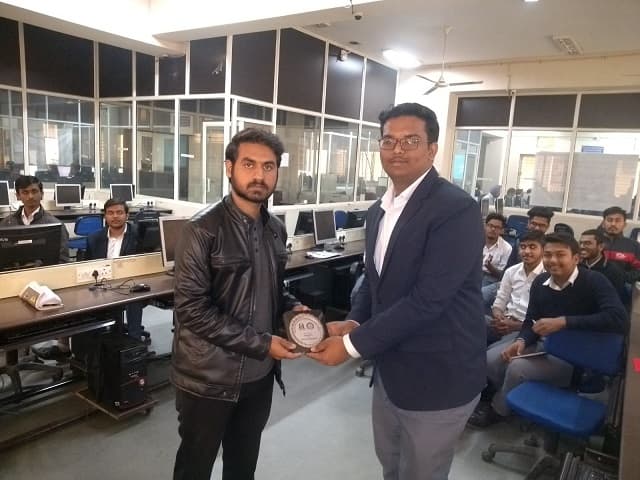 Two Hours Coding Competition organized under the aegis of Microsoft Ed-vantage Training Jan-2019 on HTML5/CSS/JAVA SCRIPT for CSE/IT/EC Students. (02 February 2019)