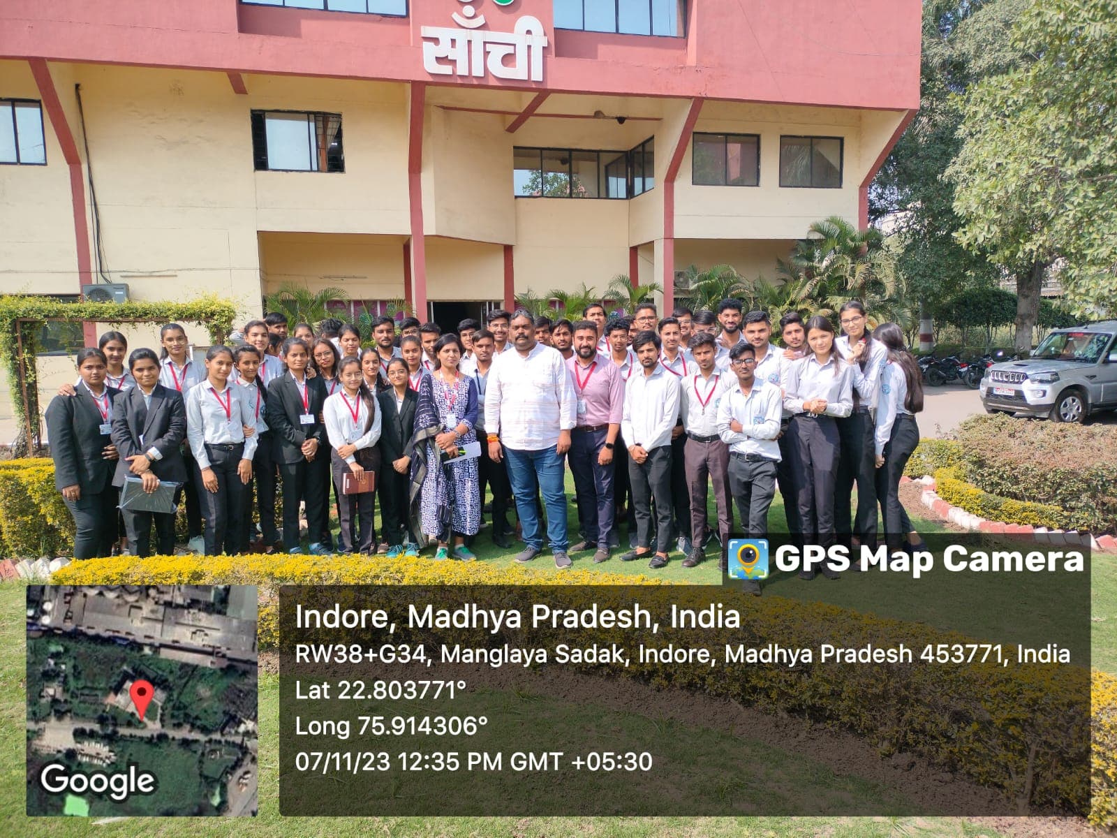 Industrial Visit to Sanchi Dairy, Indore