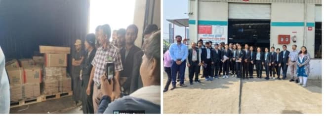 Industry Visit at Gati Logistics(24 Jan 2025)