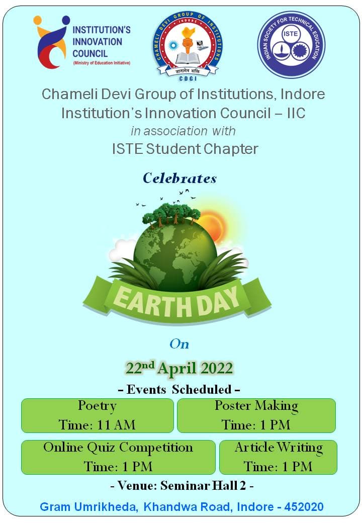 ISTE Activity Details (22 April 2022)