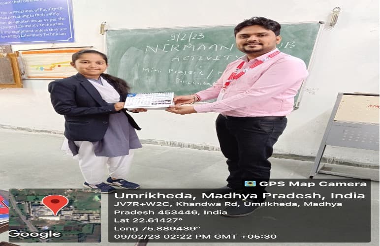 Nirmaan Club of Civil Engineering department conducted an event for the students of first year on model/mini project theme based on basic civil engineering