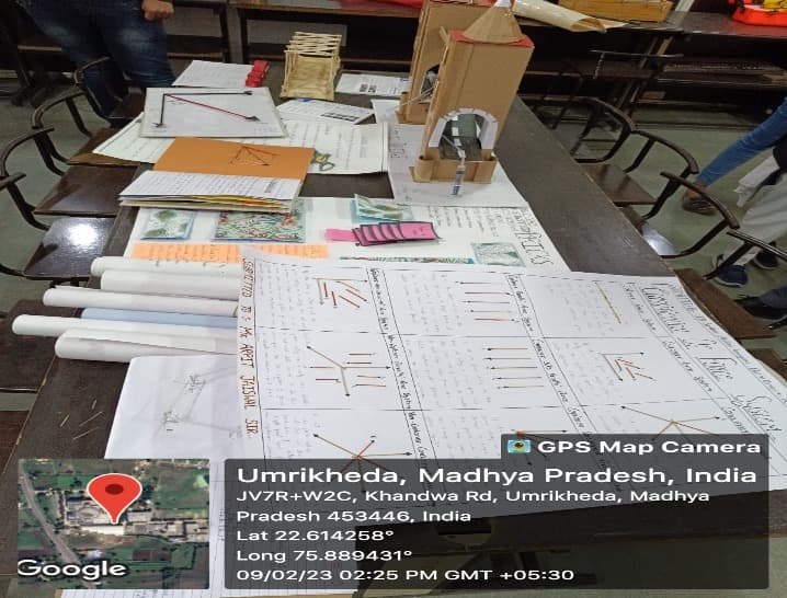 Nirmaan Club of Civil Engineering department conducted an event for the students of first year on model/mini project theme based on basic civil engineering