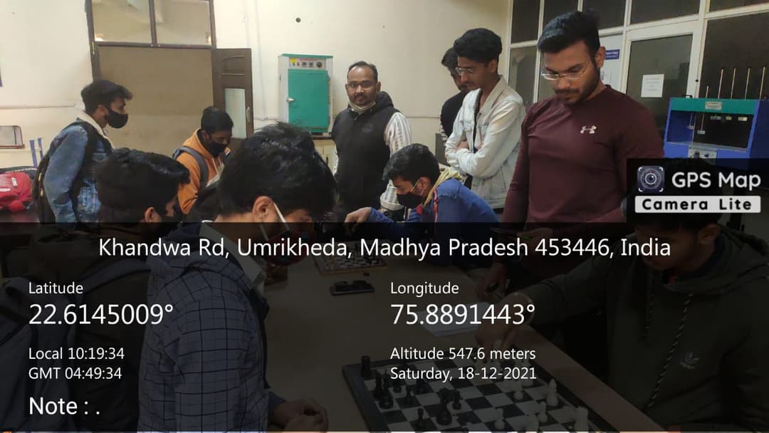 CDGI Sports Club Organized Chess Tournament