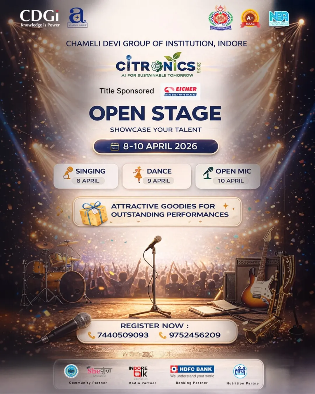 CITRONICS 2K26: Open Stage (Title Sponsored by EICHER)