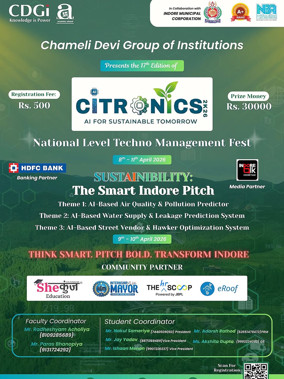 CITRONICS 2K26: The Smart Indore Pitch