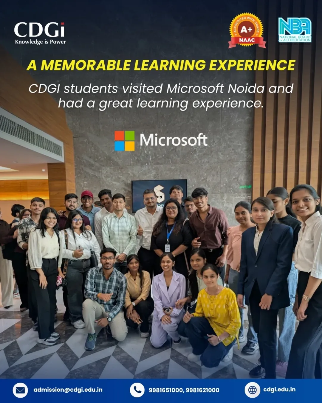Microsoft Noida Visit: A Memorable Learning Experience