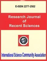 Research Journal of Recent Sciences
