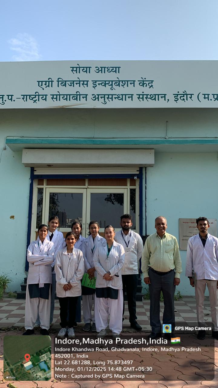 Industrial visit Pharma tech club Gas chromatography ICAR Khandwa road ,Indo... - Image 3
