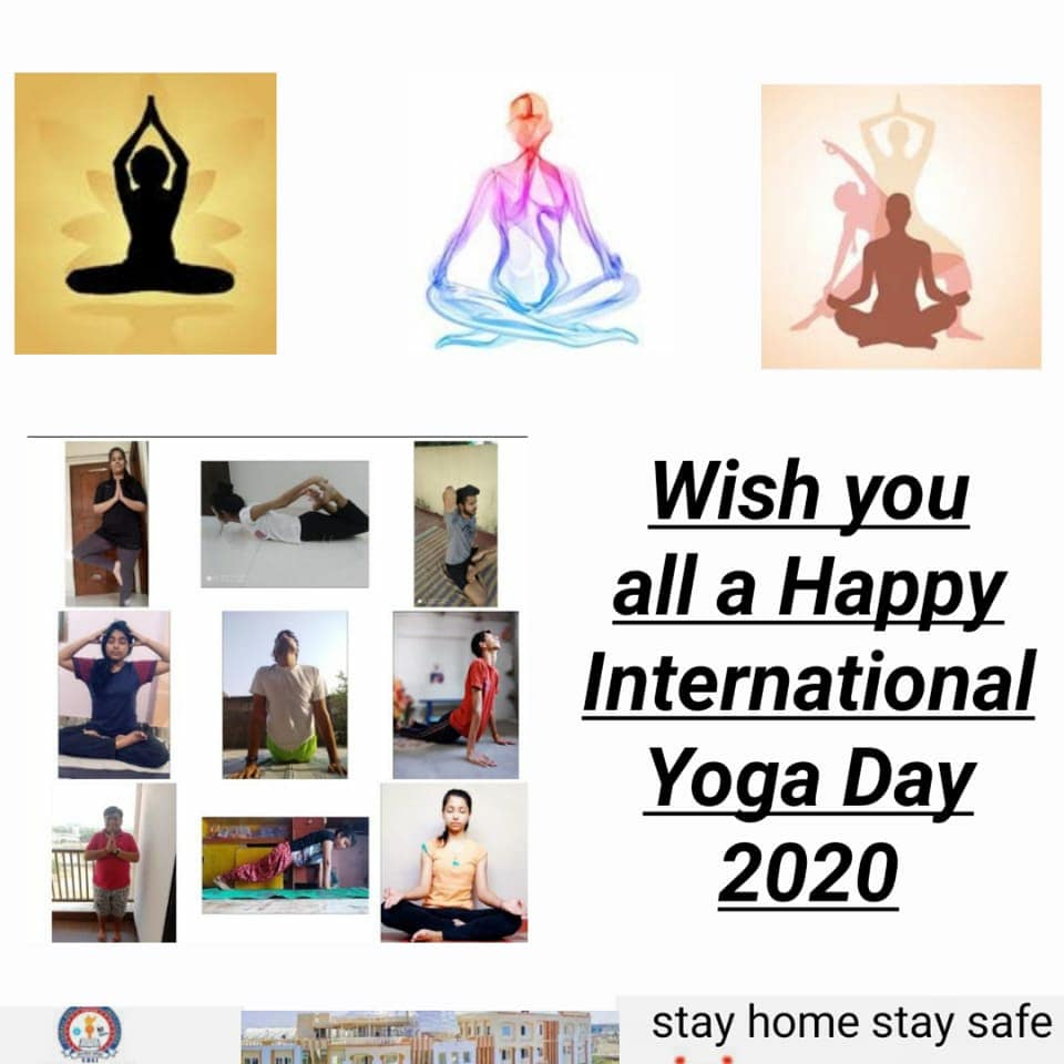 CDGI SAATH Social Activity Club & Dept. of Sports organized Live YOGA Session on occasion of International YOGA Day